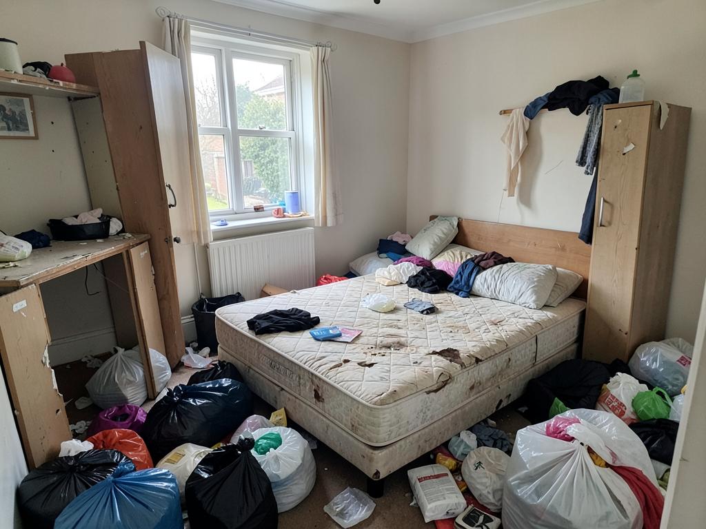 Before - Bedroom clearance - Salford